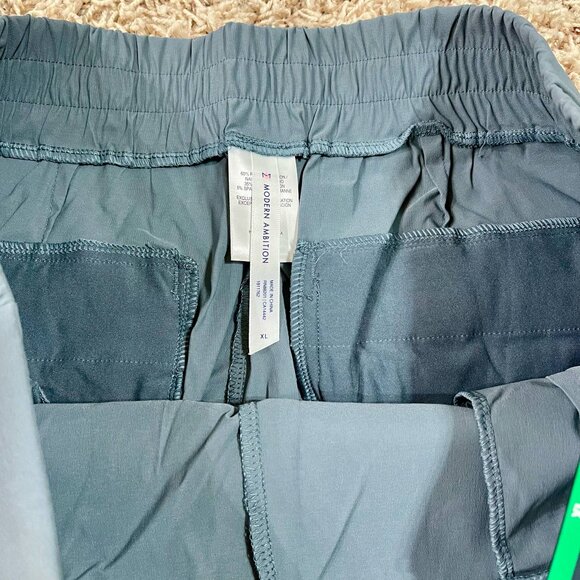 Modern Ambition Women’s High Rise Travel Pants Blue, Size XL (New) - Picture 12 of 15